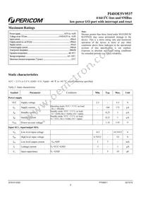 PI4IOE5V9537UEX Datasheet Page 3