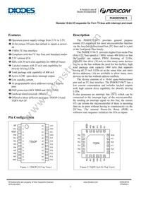 PI4IOE5V9673ZDEX Datasheet Cover