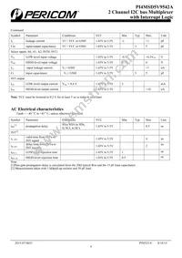 PI4MSD5V9542ALEX Datasheet Page 4