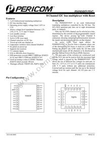 PI4MSD5V9547LE Datasheet Cover