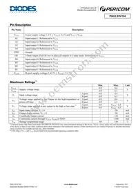 PI4ULS5V104GAEX Datasheet Page 2