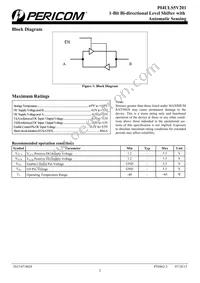 PI4ULS5V201XVE Datasheet Page 2