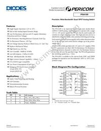 PI5A100WE Datasheet Cover