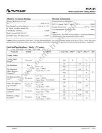 PI5A124TEX-1413 Datasheet Page 2