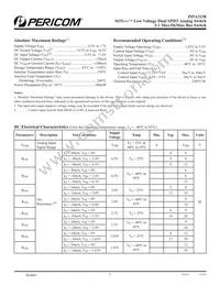 PI5A3158ZAEX Datasheet Page 2