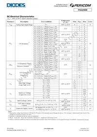 PI5A4599BCEX Datasheet Page 3