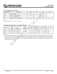 PI5C16211AEX Datasheet Page 3