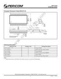 PI5C16244AE Datasheet Page 5