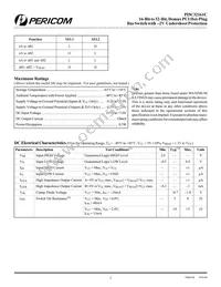 PI5C32161CAE Datasheet Page 2