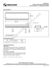 PI5C32161CAE Datasheet Page 4