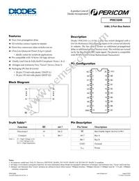 PI5C3245S Datasheet Cover