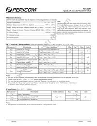 PI5C3257SE Datasheet Page 2