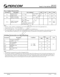 PI5C3257SE Datasheet Page 3