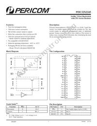 PI5C32X2245BE Datasheet Cover