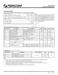 PI5C32X245B Datasheet Page 2