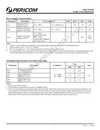 PI5C32X245B Datasheet Page 3