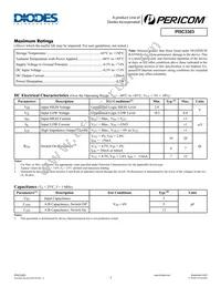 PI5C3303TEX Datasheet Page 2