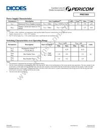 PI5C3303TEX Datasheet Page 3