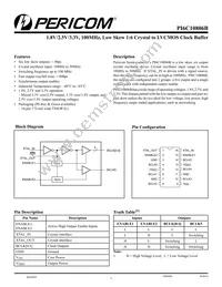 PI6C10806BLEX Datasheet Cover