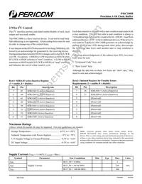 PI6C180BVEX Datasheet Page 3