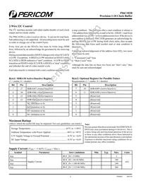 PI6C182BHEX Datasheet Page 3