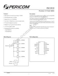 PI6C185-01QIEX Datasheet Cover