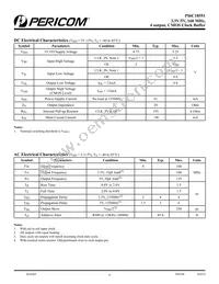 PI6C18551WEX Datasheet Page 4