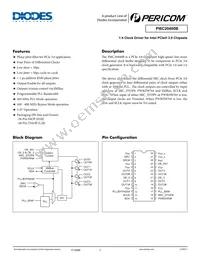 PI6C20400BHE Datasheet Cover