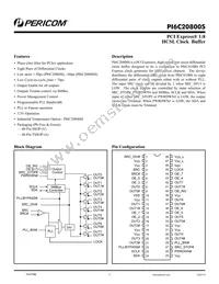 PI6C20800SVE Datasheet Cover