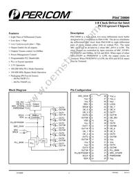 PI6C20800VE Datasheet Cover