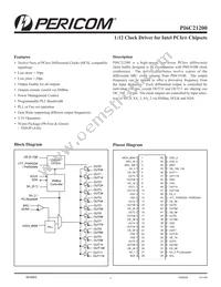 PI6C21200AEX Datasheet Cover
