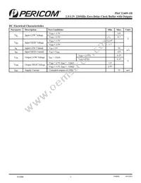PI6C22409-1HLIE Datasheet Page 3