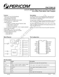 PI6C22409-1HWIEX Datasheet Cover