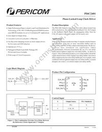 PI6C2401WE Datasheet Cover