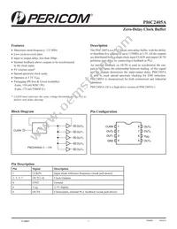 PI6C2405A-1WIE Datasheet Cover