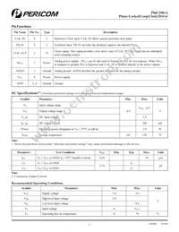 PI6C2501AWE Datasheet Page 2