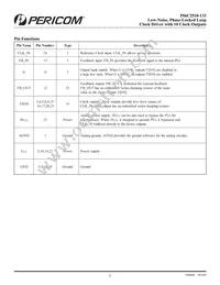 PI6C2510-133LEX Datasheet Page 2