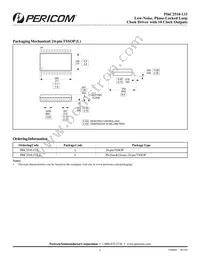 PI6C2510-133LEX Datasheet Page 5