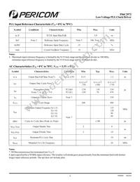 PI6C2972FCE Datasheet Page 6