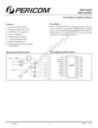 PI6C41204ALE Datasheet Cover