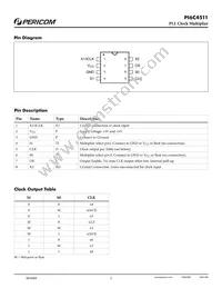 PI6C4511WE Datasheet Page 2