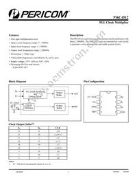 PI6C4512WE Datasheet Cover