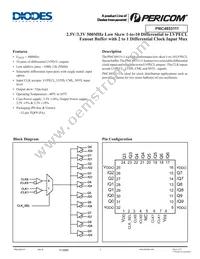 PI6C4853111FAE Datasheet Cover