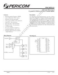 PI6C48535-11LE Datasheet Cover
