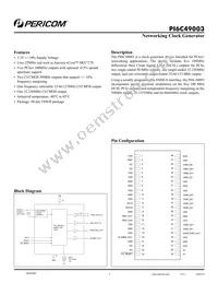 PI6C49003AEX Datasheet Cover