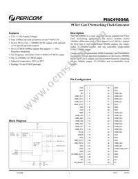 PI6C49004AEX Datasheet Cover