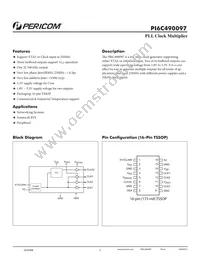 PI6C490097LEX Datasheet Cover