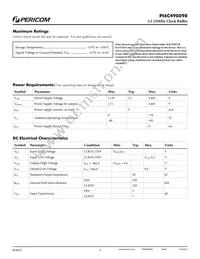 PI6C490098LEX Datasheet Page 3