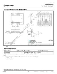 PI6C490098LEX Datasheet Page 5