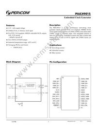 PI6C49015LIEX Datasheet Cover